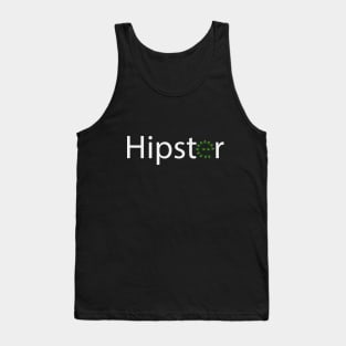 Hipster artistic text design Tank Top